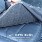 Car Seat Protector Leather Waterproof Child Safety Seat Protector Cover with Thick Pad and 2 Large Pockets Durable Kick Mat f