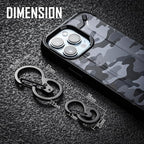KeyUnity Stainless Steel Carabiner Mini Clips, Key Holder Organizer Keychain for Keys, Flashlight, Folding Knife & Whistles