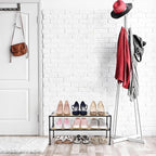 Seville Classics Sturdy Freestanding Storage Shelf for Bedroom, Closet, Entryway, Dorm Room Organizer Stackable Durable Metal