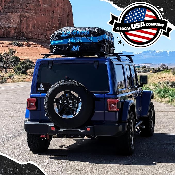 Mockins 84"x39"x6" XL Extendable Roof Rack Cargo Carrier & 35 CuFt Waterproof Cargo Bag for Top of Car | 3 Length Sizes: 40", 63", 84" Luggage Rack for SUV Car & Truck with Roof Basket Accessories
