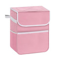 YSSOA Car Trash Can with Lid, Leak-Proof Organizer and Storage Bag, Adjustable and Portable Interior, Collapsible Multipurpose Garbage Bag, 2 Gallon, Pink