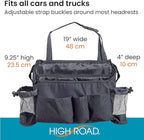 High Road SwingAway Car Front Seat Organizer with 6 Storage Pockets and 2 Bottle or Cup Holders