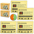 4 Pack 500G Reusable Silica Gel Desiccant Dehumidifier Bags, Color Indicating Moisture Absorbers for Car, Closet, Basement &