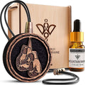 Wood Car Air Freshener — Handmade Car Air Freshener — Boxing Gloves Designed Fragrance Oil Diffuser in Wooden Gift Box — Arom