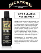 Leather Boot Care Kit - Bick 1 Cleaner, Bick 4 Conditioner, Gard-More Water Repellent Spray & Cloth - Made in USA - Shoe Care