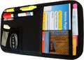 Car Sun Visor Organizer - Auto Accessories Document Holder - Car, Truck, SUV Registration & Insurance Storage Pouch - Road Trip Essential Gift for Any Driver - Comes With a Unique eBook