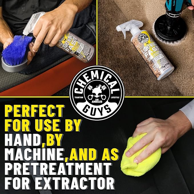 Chemical Guys Lightning Fast Carpet and Upholstery Stain Extractor, (Fabric, Upholstery, & Carpet), Safe for Cars, Home, Offi