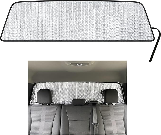 Rear Tailgate Window Sunshade Custom Fit for 2015 2016 2017 2018 2019 2020 2021 2022 2023 2024 2025 2026 Ford F-150 F-250 F-350, UV Sun Protection Accessories - Made in USA (NOT for Sliding Window)