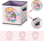 Idea Nuova LOL Surprise Set of Two Spacious Collpasible Storage Cubes, 10"x10"