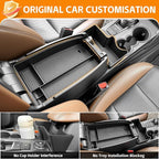 Center Console Organizer Compatible with 2021-2025 Ford Bronco Sport/2020-2025 Ford Escape Hanging Armrest Box Arm Rest Storage Tray for Bronco Sport/Escape Accessories(Hanging+Armrest Tray)