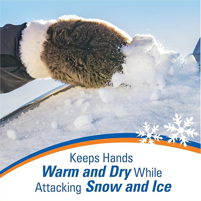 Subzero 13929 Faux Fur Ice Scraper Mitt for Car, SUV, Trucks