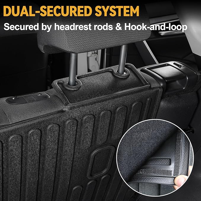 Floor Mats for Toyota RAV4 2019-2025, All Weather Floor Mats Trunk Cargo Liner with Backrest Protectors and Door Sill Guards Accessories, Full Coverage Set
