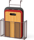 Simple Houseware Over Cabinet Door Organizer, Mesh Bronze