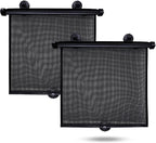 EcoNour Car Window Shades for Windows (2 Pack) | Shade Automotive Interior Sun Protection Large Offers Complete from UV Rays and Glare 18" x 20"