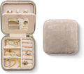 Benevolence LA Plush Velvet Jewelry Box | Travel Jewelry Case Organizer with Mirror | Featured in Oprah's Favorite Things | B
