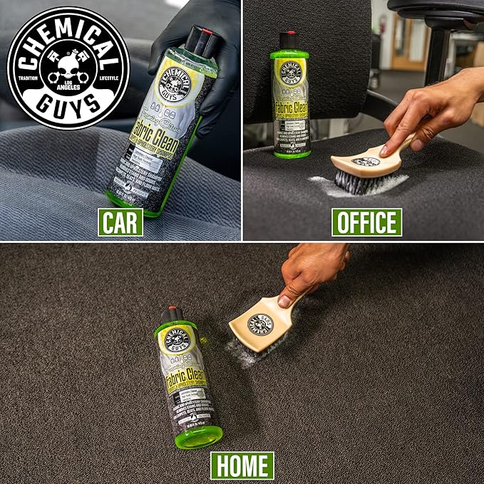 Chemical Guys Foaming Citrus Fabric Clean, Carpet and Upholstery Cleaner - Car Carpet Cleaner for Seats, and Floor Mats, Safe