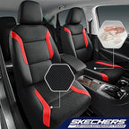 Skechers Memory Foam Car Seat Covers, Air Cool Mesh Thick Seat Covers, Car Seat Full Sets, Airbag Compatible, Automotive Comf