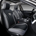 FLORICH Seat Covers for Cars, Waterproof Seat Covers, Leather Car Seat Covers 2 Pack, Universal Seat Cushion Protector for Mo