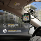 Scosche IUHW9R StuckUp 2-in-1 Mount Kit for Mobile Devices, Non-Magnetic, Vent Mount or Suction Cup Base for Vehicles, XL