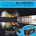 ThisWorx Car Vacuum Cleaner - Portable Handheld Mini Vacuum Cleaner W/ 16ft Cord, Bag, & Attachments - Small Vacuum for Car, 