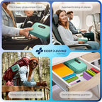 KeepGoing Travel First Aid Kit for Car, Home, Hiking, Camping and Outdoor Emergencies - First Aid Kit Travel Size TSA-Approve