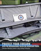 Cedar Mill Fine Firearms Gun Safe Dehumidifier - 250g Rechargeable Desiccant Packs - Reusable Moisture Absorbers for Gun