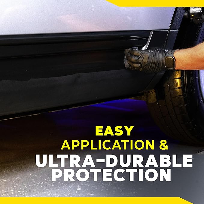 Meguiar's Heavy Duty Trim Restoration Kit - Includes a Cleaning Solution to Deep Clean Plastic and Trim and Protective Trim Shield That Delivers Ultra-Durable Protection with UV Blocking Protection