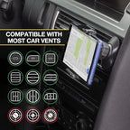 Scosche UH4DVM-SP CarMount 2-in-1 Universal Phone Vent or Dash Mount for The Car | Portable and Adjustable with 360 rotation