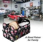 Femuar Car Trunk Organizer,Car Storage Organizer with 72L Large Capacity Waterproof Collapsible and 11 Pockets,Trunk Organizer