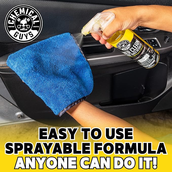 Chemical Guys SPI_663_1602 InnerClean Interior Quick Detailer and Protectant, Pineapple Scent, Safe for Cars, Trucks, SUVs, J
