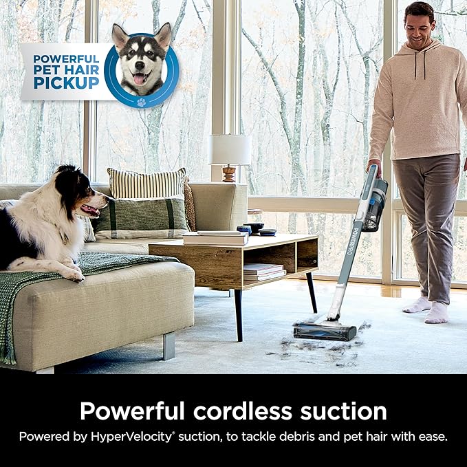 Shark PowerPro Plus Cordless Stick Vacuum, Lightweight, Rechargeable, FloorDetect Technology, HEPA Filter, Up to 50-Minute Ru