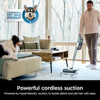 Shark PowerPro Plus Cordless Stick Vacuum, Lightweight, Rechargeable, FloorDetect Technology, HEPA Filter, Up to 50-Minute Ru