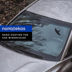 Nano Ceramic Coating for Cars' Windshield: Hydrophobic Glass Coating Spray Kit Provides Advanced Rain Visibility, Repels Dirt