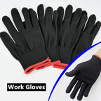 Umaki Automotive Vinyl Wraps Tools Tint Film Kit with 2 Pairs Vinyl Wrap Gloves, 4inch Felt Squeegee, Scraper, Edge Trimmer, Utility Film Knife, Black