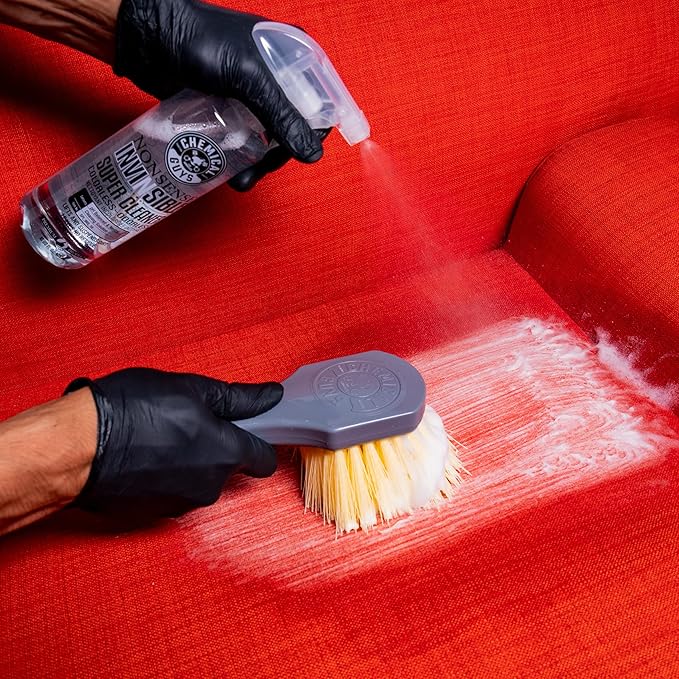 Chemical Guys ACCG02 Nice & Stiff Heavy Duty Carpet & Interior Detailing Brush, (Safe for Cars, Trucks, SUVs, RVs, Motorcycle