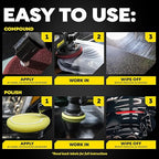 Meguiar's Mirror Glaze Bundle - Compound and Polish Kit for Scratch-Free Exterior Gloss, Featuring M105 Ultra-Cut Compound and M205 Ultra-Finishing Polish