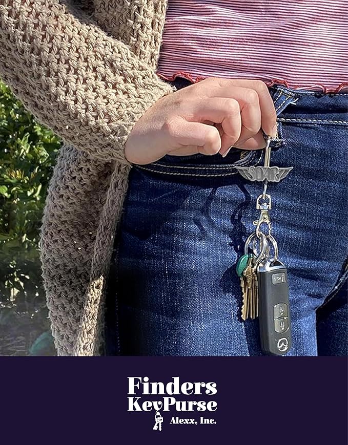 Women’s Bag Charm Key Finder, Car Keychain Hook, Cute Purse Organizer & Tote Bag Accessories, Gifts for Mom - Slim Pickings