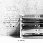 BINO THE MANHATTAN SERIES Acrylic Makeup Drawer Organizer- 4 Drawers | Clear Beauty Organizers and Storage| Cosmetic & Drawer