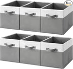 Cupic Cupid 11 Inch Storage Cube, Fabric Cube Storage Bin with Handles, Storage Cube Organizer for Clothes and Toys, Collapsi