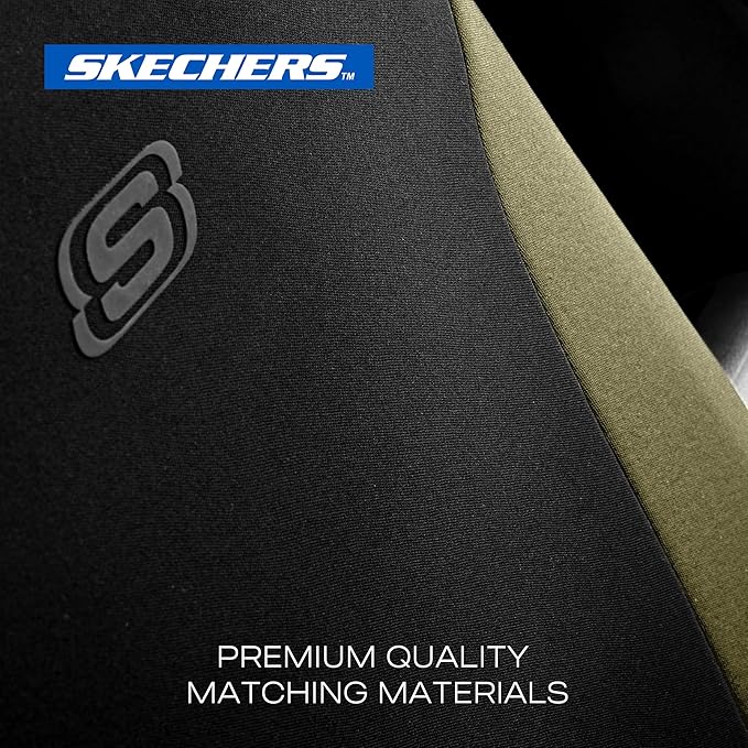 Skechers Seat Covers, Premium Breathable Polyester Seat Covers, Car Seat Covers Front Seats Airbag Compatible, Automotive Com