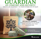 Natural Moisture Absorber Dehumidifier Bags (2-Pack) - Plant & Mineral Desiccant Pouches for Closet, Car, Gun Safe, RV,