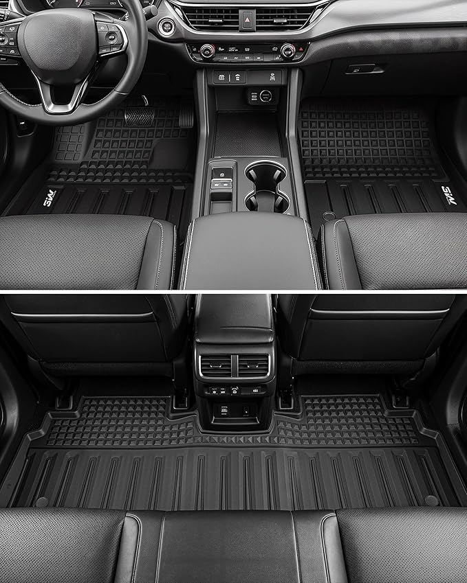 Floor Mats for Honda Prologue/Chevrolet Blazer EV 2026-2024 & Cadillac Lyriq 2026-2023 All Weather TPE Custom Fit Floor Liners Cover Protector for Honda Prologue Accessories, Black