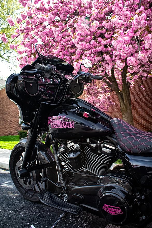 FREAKMOUNT 2.0 Magnetic Motorcycle Phone Mount - Compatible with Harley Davidson - Premium Billet Aluminum Holder for Gas Tank, High-Speed Magnet Accessories - Fits Most Phones, Cherry Pink
