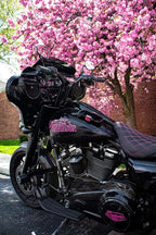 FREAKMOUNT 2.0 Magnetic Motorcycle Phone Mount - Compatible with Harley Davidson - Premium Billet Aluminum Holder for Gas Tank, High-Speed Magnet Accessories - Fits Most Phones, Cherry Pink