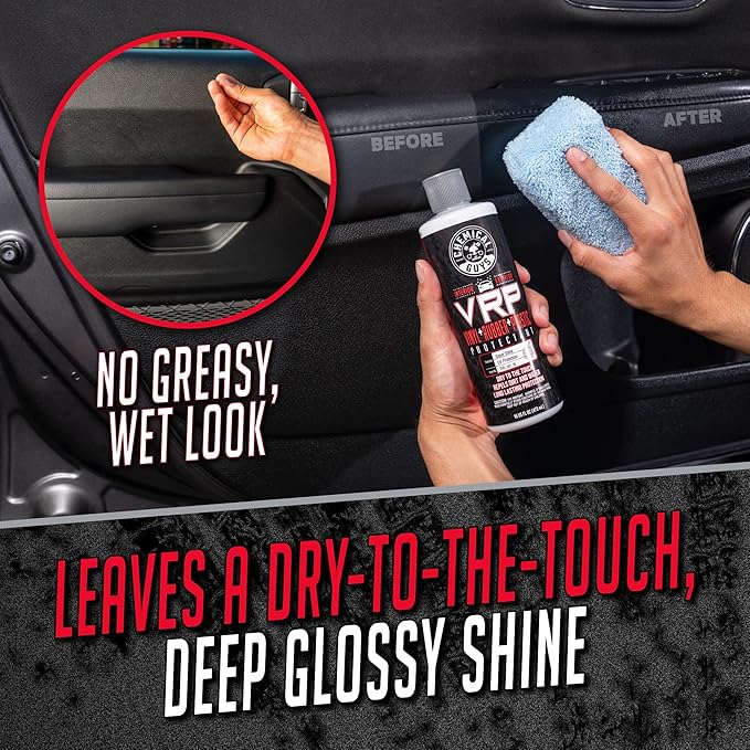 Chemical Guys VRP Vinyl, Rubber, and Plastic Dressing - Tire Dressing, Non-Greasy, Dry-to-the-Touch Shine for Tires, Trim, an
