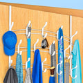 LYNK Professional® Home™ Over Door Hooks Rack - 28 Hook Over Door Hanger - Over Door Towel Rack - Hanging Towels or Clothes -