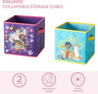 Disney Encanto Set of Two Spacious Collpasible Storage Cubes, 10"x10"