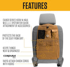 Carhartt Universal Nylon Duck Automotive Seat Back Organizer, Organization for Work and Kids, Gravel