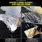 Meguiar's Ultimate Wash and Wax, Car Wash Soap and Wax Cleans & Shines in One Step, Shine & Protect with an Enhanced pH Balanced Car Paint Cleaner, 1 Gallon