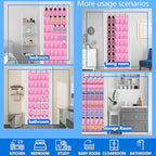 over the door shoe organizer,2025 upgraded,35 Huge pockets,over door shoe organizer,Store size 13 shoes,shoe organizer,Strong